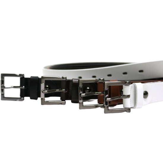 제임스마틴 심플 흑니켈 스퀘어버클 천연 소가죽 벨트 JMBT16S-BNI02_이미지