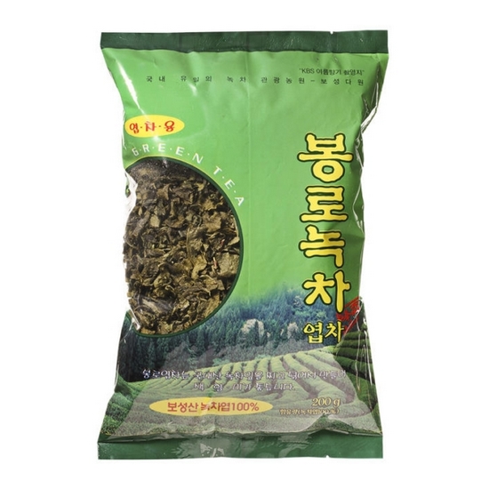 대한다업 봉로녹차(엽차) 200g (1개)_이미지