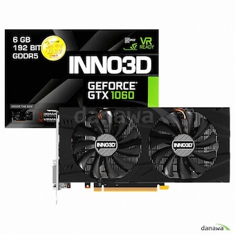 INNO3D 지포스 <b>GTX</b><b>1060</b> D5 6GB 트윈쿨러