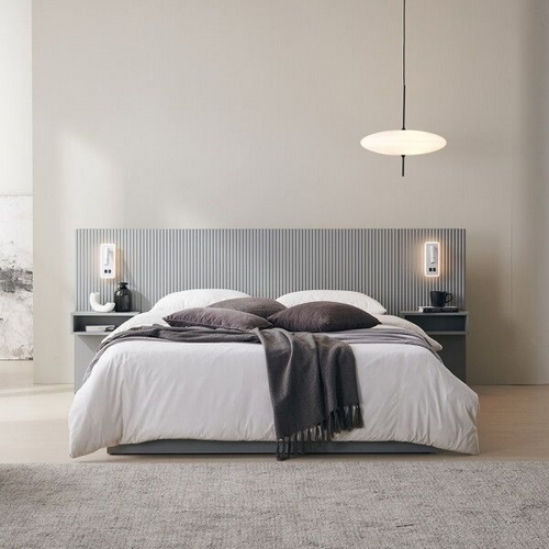 파로마 이즈 씨엘 수납 침대 Q+협탁2개 (40TCL텍스독립)