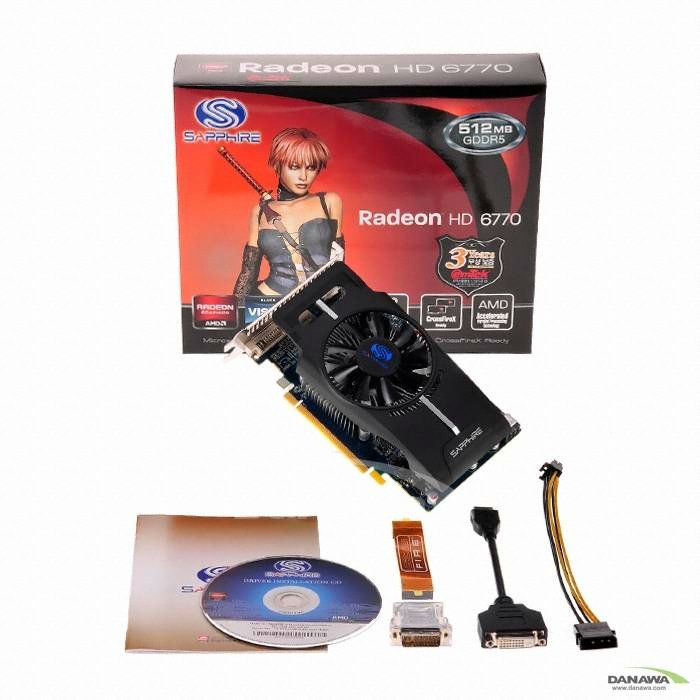 SAPPHIRE 라데온 HD 6770 D5 512MB_이미지