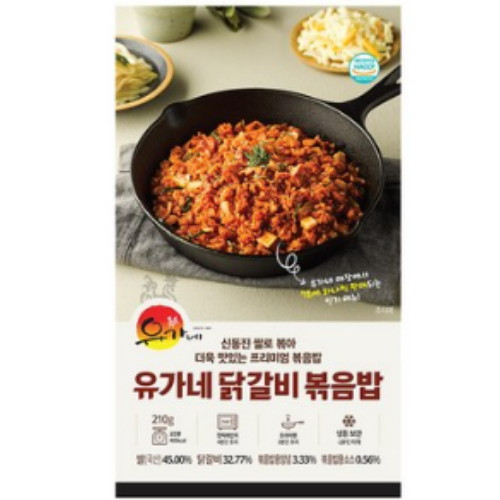 천일식품 유가네 닭갈비 볶음밥 210g (6개)_이미지