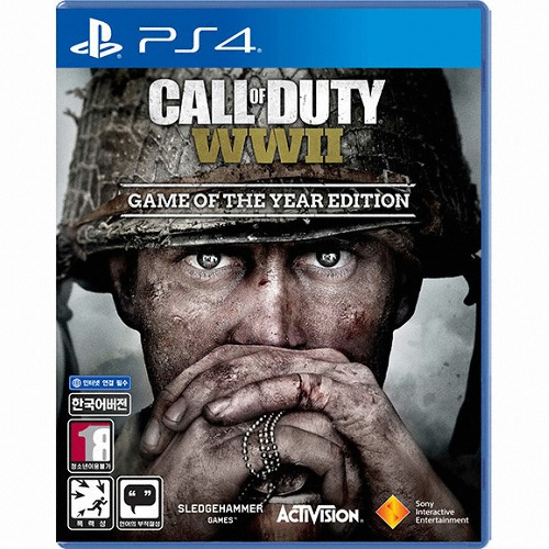 콜 오브 듀티: 월드 워2 GOTY 에디션 한글판 PS4, 패키지디스크