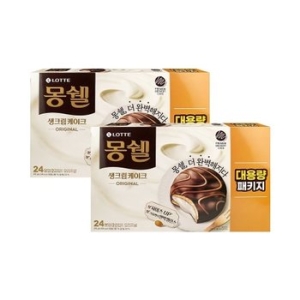 롯데제과 몽쉘 오리지널 생크림케이크 816g (2개)_이미지