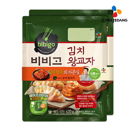 CJ제일제당 비비고 김치 왕교자 455g (2개)
