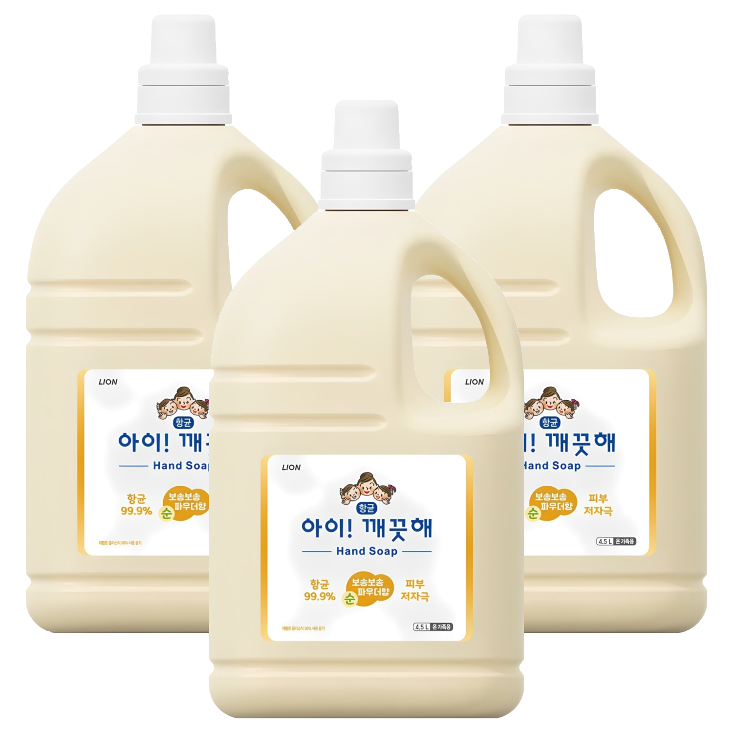 향균 폼 핸드솝 순 보송보송 파우더향 4.5L