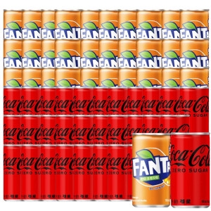 코카콜라음료 코카콜라 제로 190ml 30개 + 환타 오렌지 190ml 30개