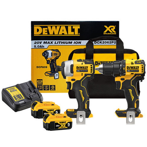 디월트 DCK206P2 충전 콤보세트 (5.0Ah, 배터리 2개)_이미지