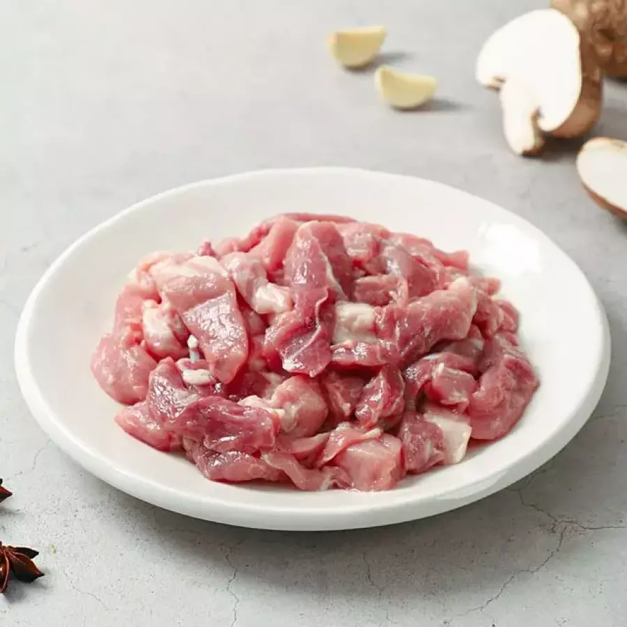 제주 흑돼지 뒷다리살 찌개용 500g (1개)_이미지