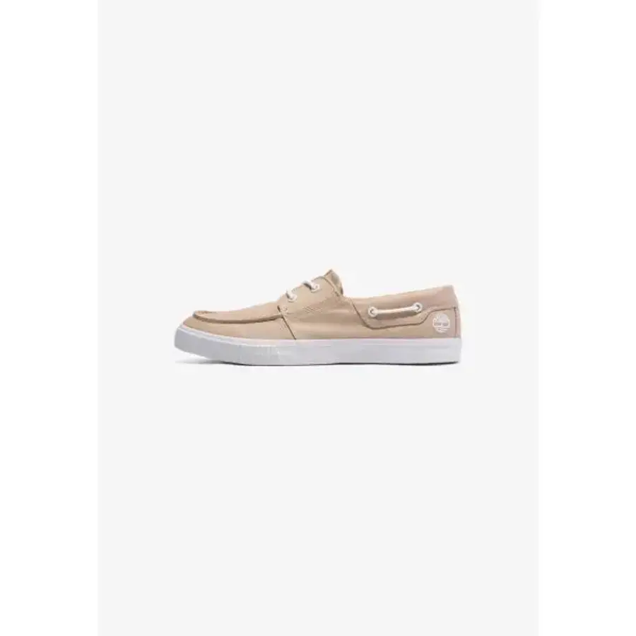 MYLO BAY Boat shoes light beige canvas 7492977