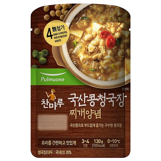찬마루 국산콩 청국장 찌개양념 130g (1개)_이미지