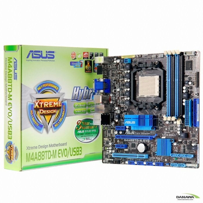 ASUS M4A88TD-M EVO/USB3 디지탈그린텍_이미지
