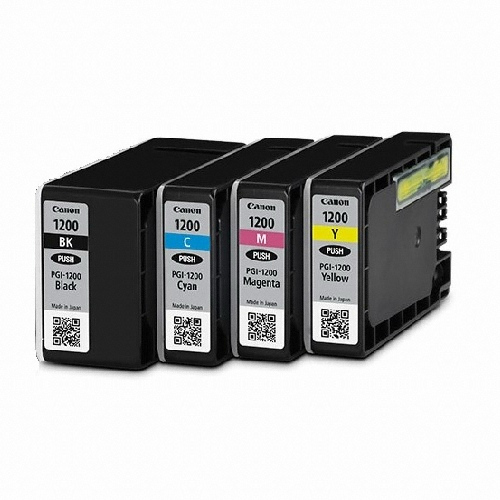 Canon 벌크 PGI-1200BK, PGI-1200C, PGI-1200M, PGI-1200Y 4색 세트 (번들)_이미지