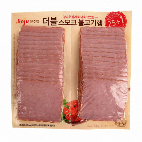 진주햄 더블 스모크 불고기햄 500g