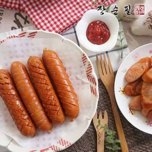 장순필 육즙가득 소시지 5팩 세트 캠핑 구이 돈육