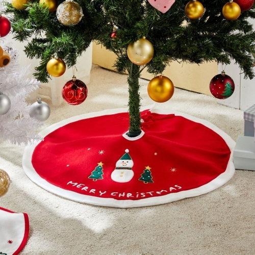 트리스커트 80cm 레드스노우맨