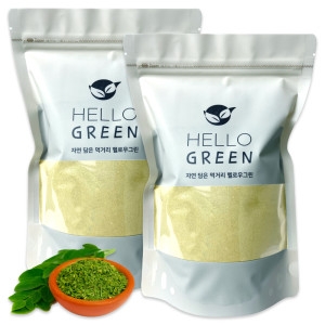 헬로우 모링가잎 분말 500gX2 팩 총1kg