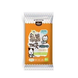 에티펫 손발 엉덩이 깨끗 도톰한티슈 40매 (1개)_이미지