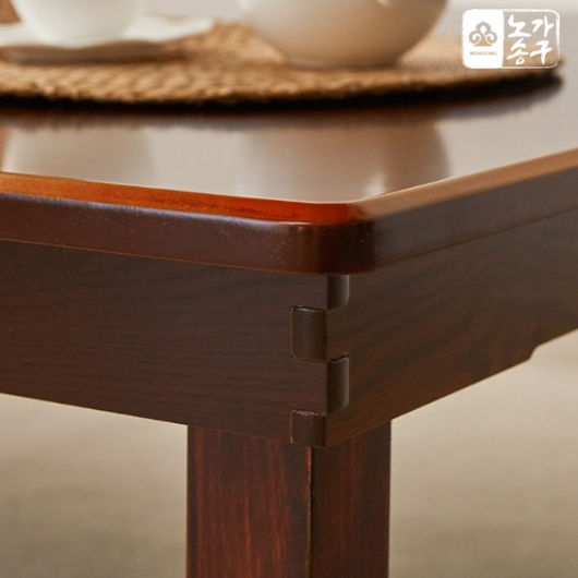 노송가구 금화 목상감 정사각 교자상 (80x80cm)_이미지