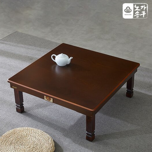 노송가구 금화 목상감 정사각 교자상 (80x80cm)_이미지