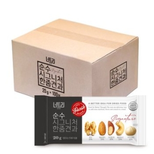 너트리 순수 시그니처 한줌견과 20g (100개)_이미지