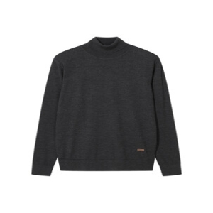 울100 베이직 롱터틀 스웨터 차콜 OM0FTST40238 6904_OM0FTST40238FP