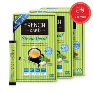 남양유업 프렌치카페 카페믹스 스테비아 디카페인 100개입 (3개)_이미지