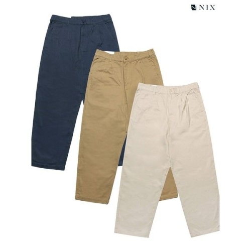 닉스 유니 코튼컬러 투턱 밴딩 와이드 FNRSCNW771M