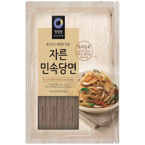 대상 청정원 자른 민속당면 500g (2개)