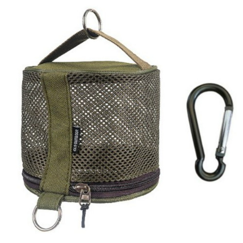 감성 캠핑 휴지 걸이 두루마리 케이스 2개 카키