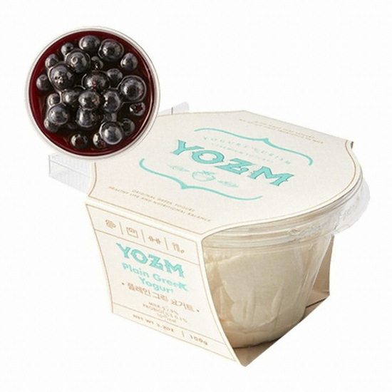 요즘(YOZM) 플레인 그릭 요거트+블루베리 120g (5개)