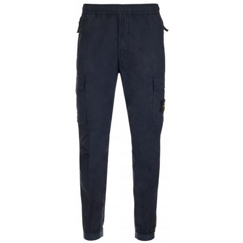 스톤아일랜드 와펜 밴딩 카고 팬츠 761531303 (V0020, 네이비)_이미지