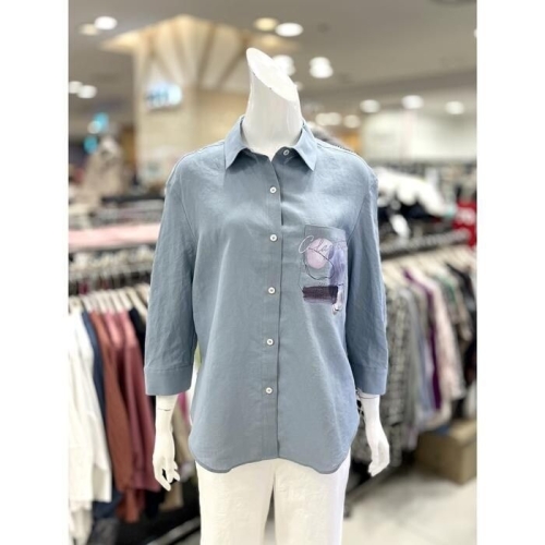 고세 10259961-소 이브존01포켓프린팅셔츠블라우스AJ2BA150
