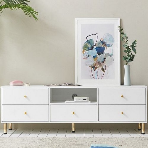 이즈 아미 2단 오픈 거실장 1600