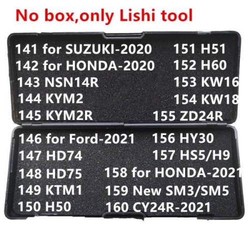스즈키 141-160 No Box Lishi 2 in 1 도구 2020 혼다 2020 용 NSN14R KYM2 HD74 HD75 ..