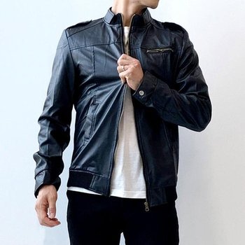 더블디 가죽자켓 집업 바이커자켓 라이더 래더자켓 RIDER03 10118401A_이미지