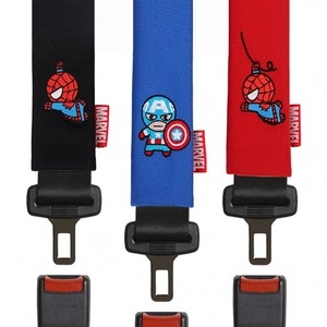 세경사 마블 히어로 어린이 안전벨트커버 블랙 스파이더맨