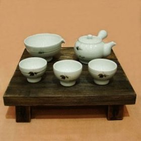 단고재 원목 젠 찻상 (30x30cm)_이미지