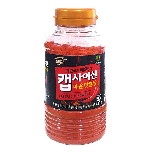 (주)청우식품 첫맛 캡사이신 분말 400g (1개)