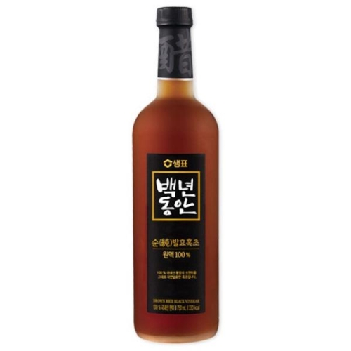 샘표식품 백년동안 순발효 흑초 750ml (2개)_이미지