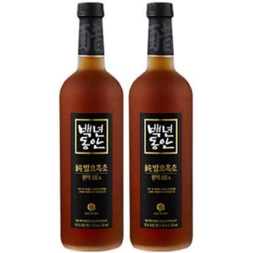 백년동안 순발효흑초 750ml (2개)_이미지