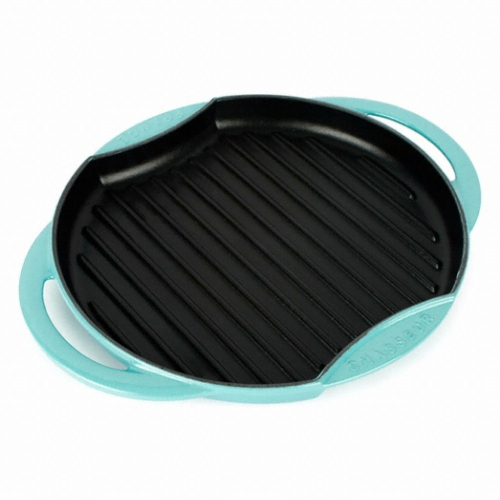 차세르 무쇠 주물 컬러 원형 그릴 (26cm)_이미지