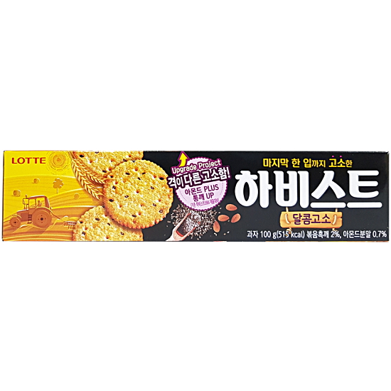 롯데웰푸드 하비스트 달콤고소 100g (1개)_이미지