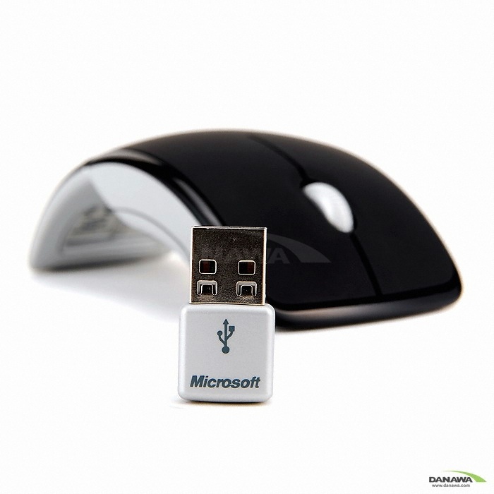 Microsoft 무선 Arc 마우스 (블랙, 정품)_이미지