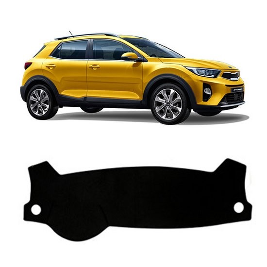 케이원모터스 럭셔리 논슬립 대쉬보드 커버 기아 스토닉 전용_이미지