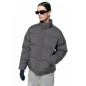 인사일런스 국내판 숏패딩 에센셜 다운 자켓 딤 그레이 1316595