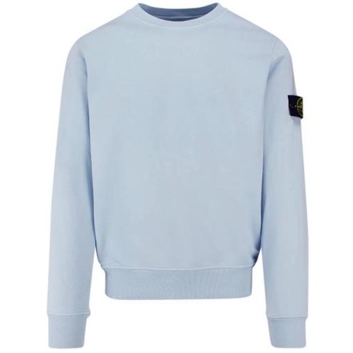 스톤아일랜드 와펜 패치 맨투맨 721563051 (V0041, 스카이 블루)_이미지