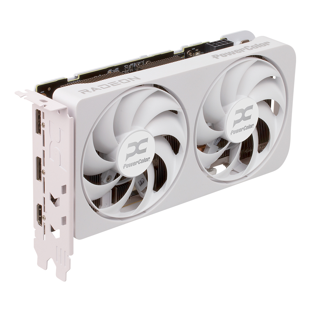 PowerColor 라데온 RX 9060 XT Reaper White D6 16GB 대원씨티에스_이미지