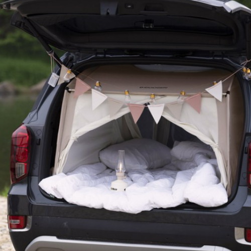 아이두젠 차박캠프 SUV 차량 트렁크 카텐트 (본체)