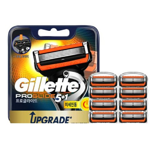 질레트 리뉴얼 퓨전 프로글라이드 파워 면도날 (8개)